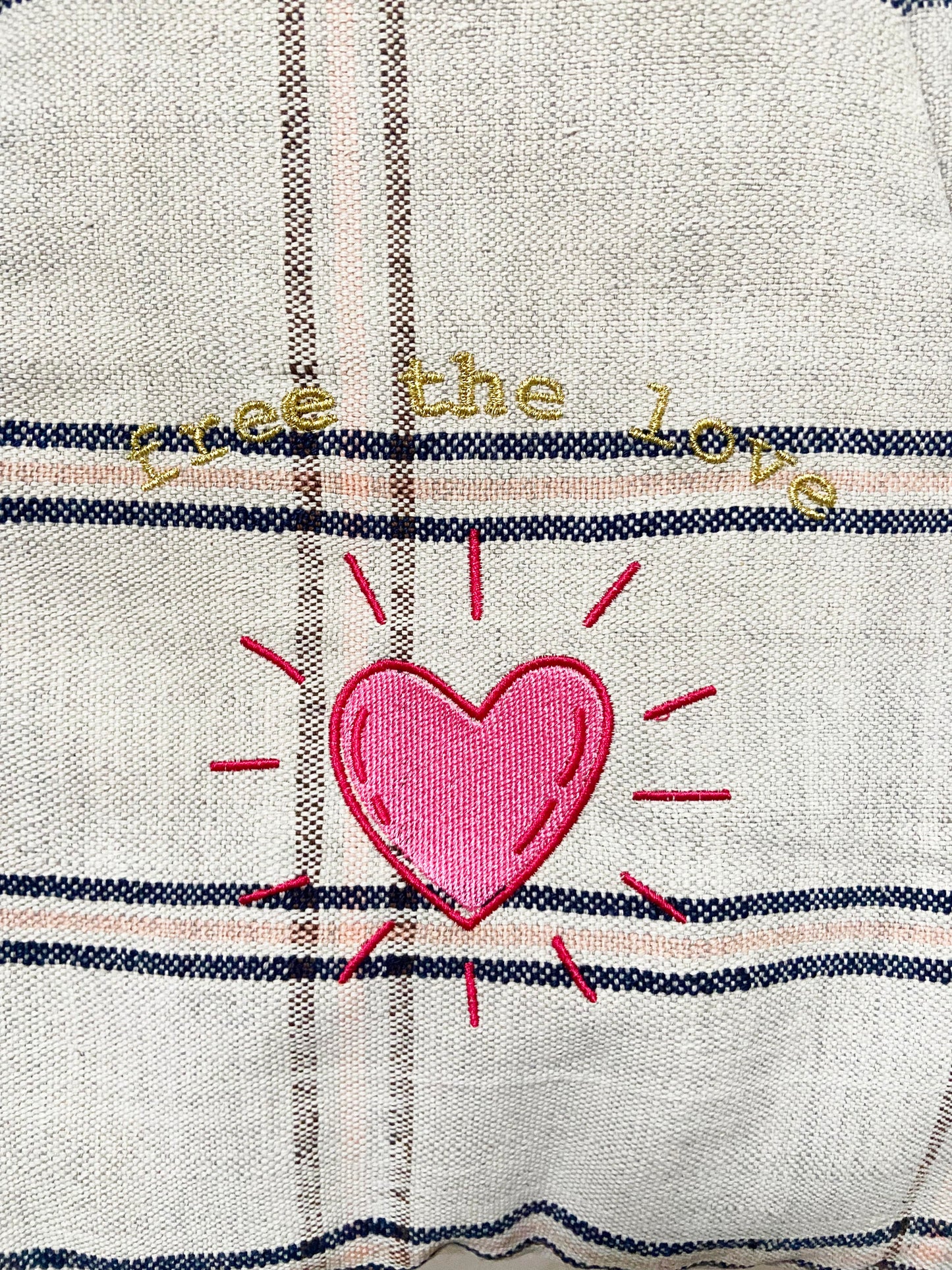 Jaja Free the love - Cabas medium brodé