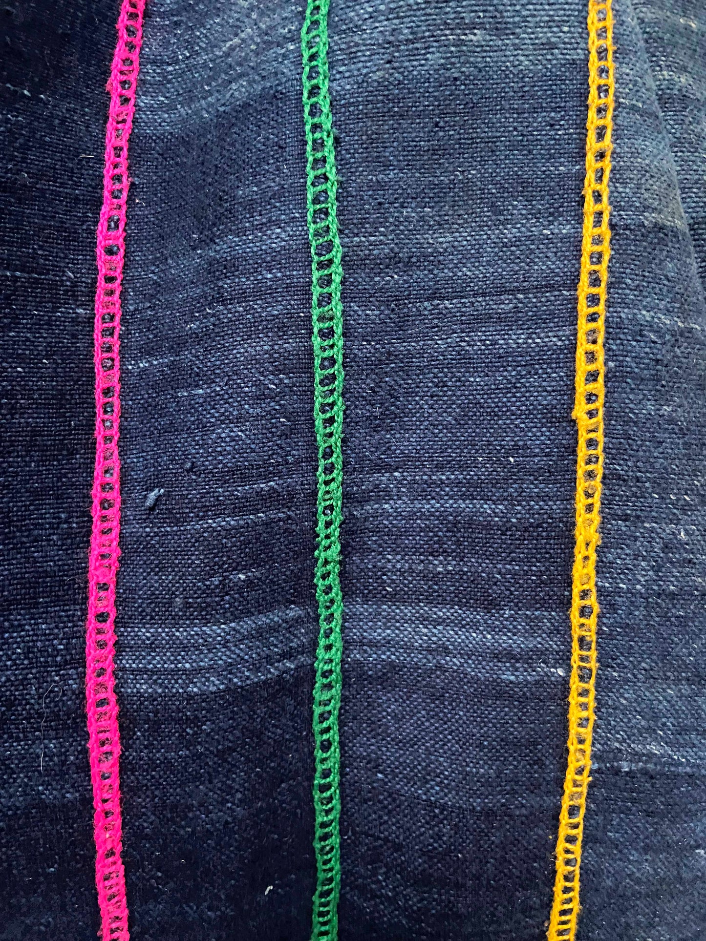 Sunny Stripes - Maxi cabas brodé