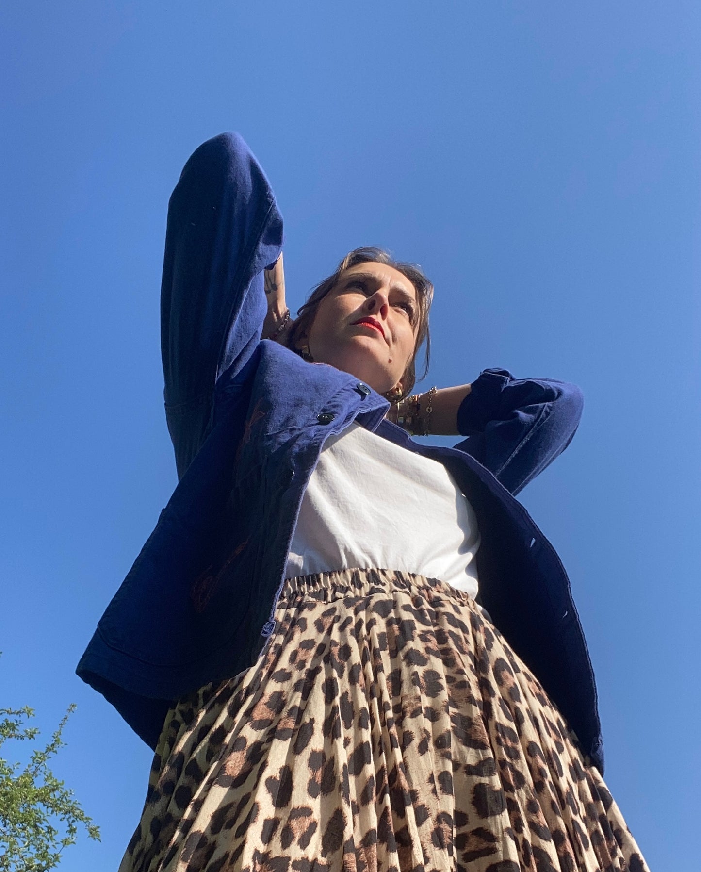 Sophie Good Luck - Hand-embroidered work jacket