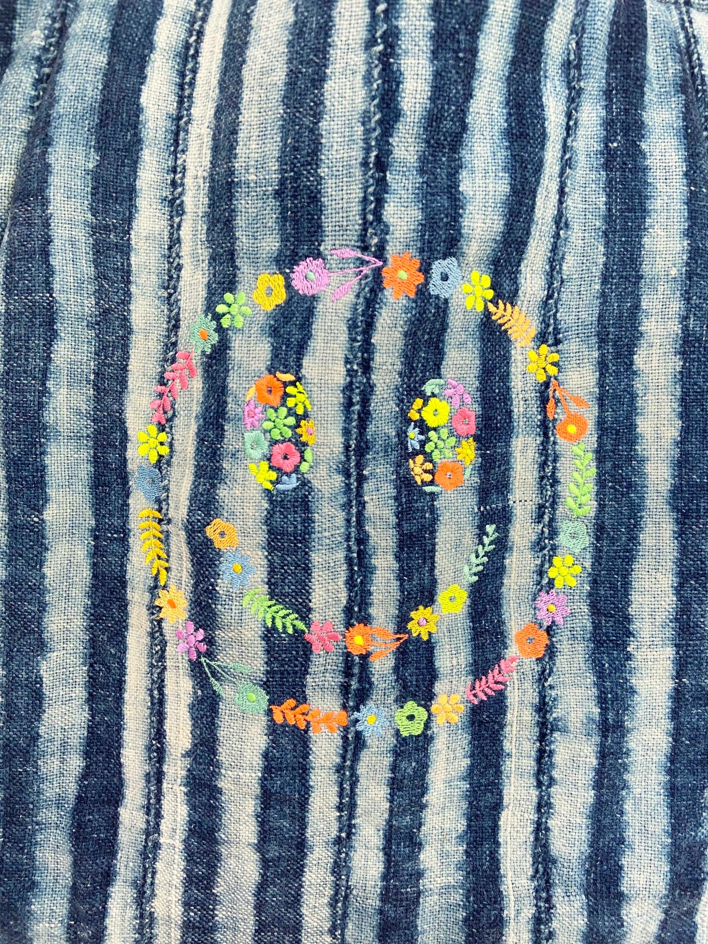 Sunny Smiley - Maxi cabas brodé