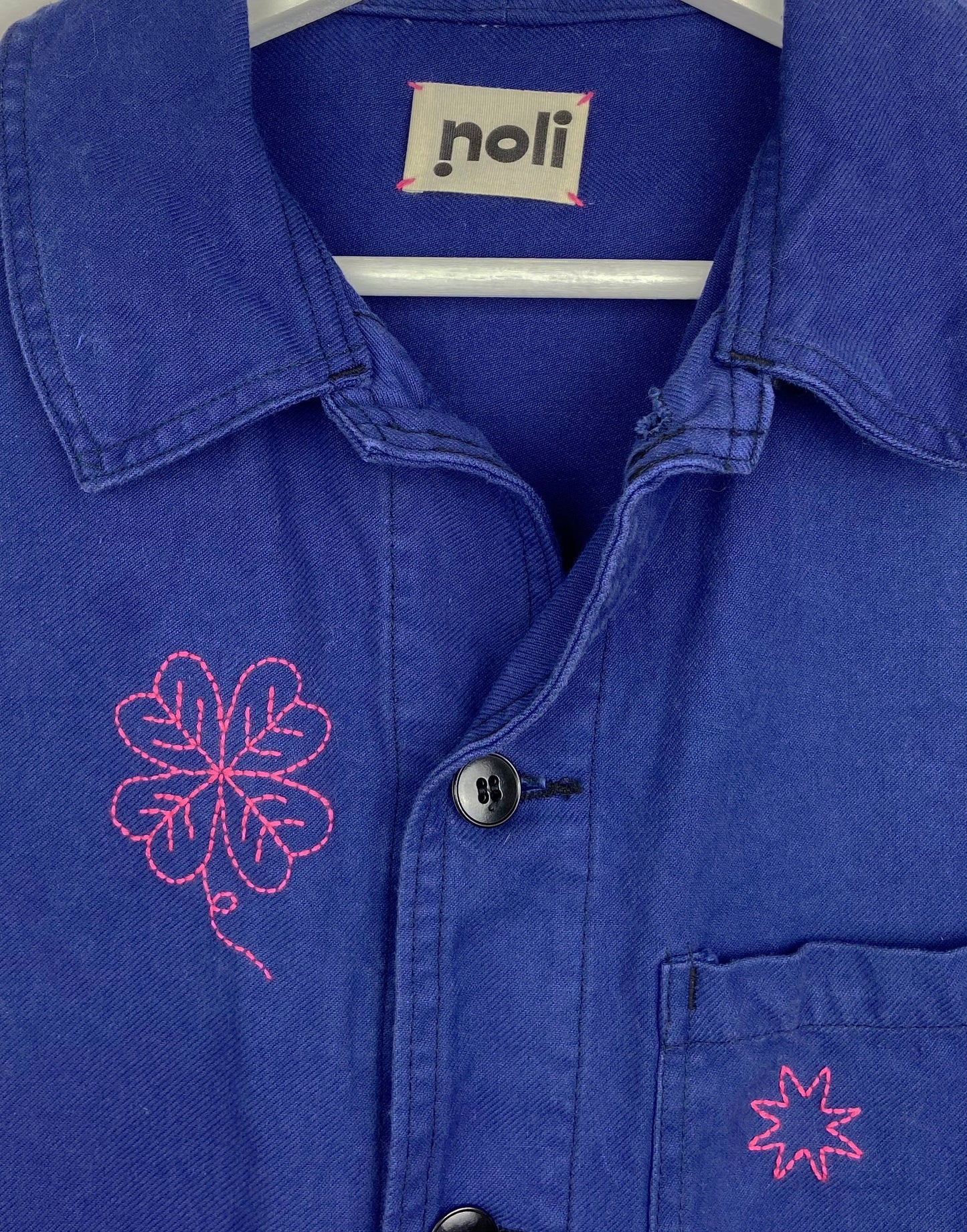 Sophie Good Luck - Hand-embroidered work jacket