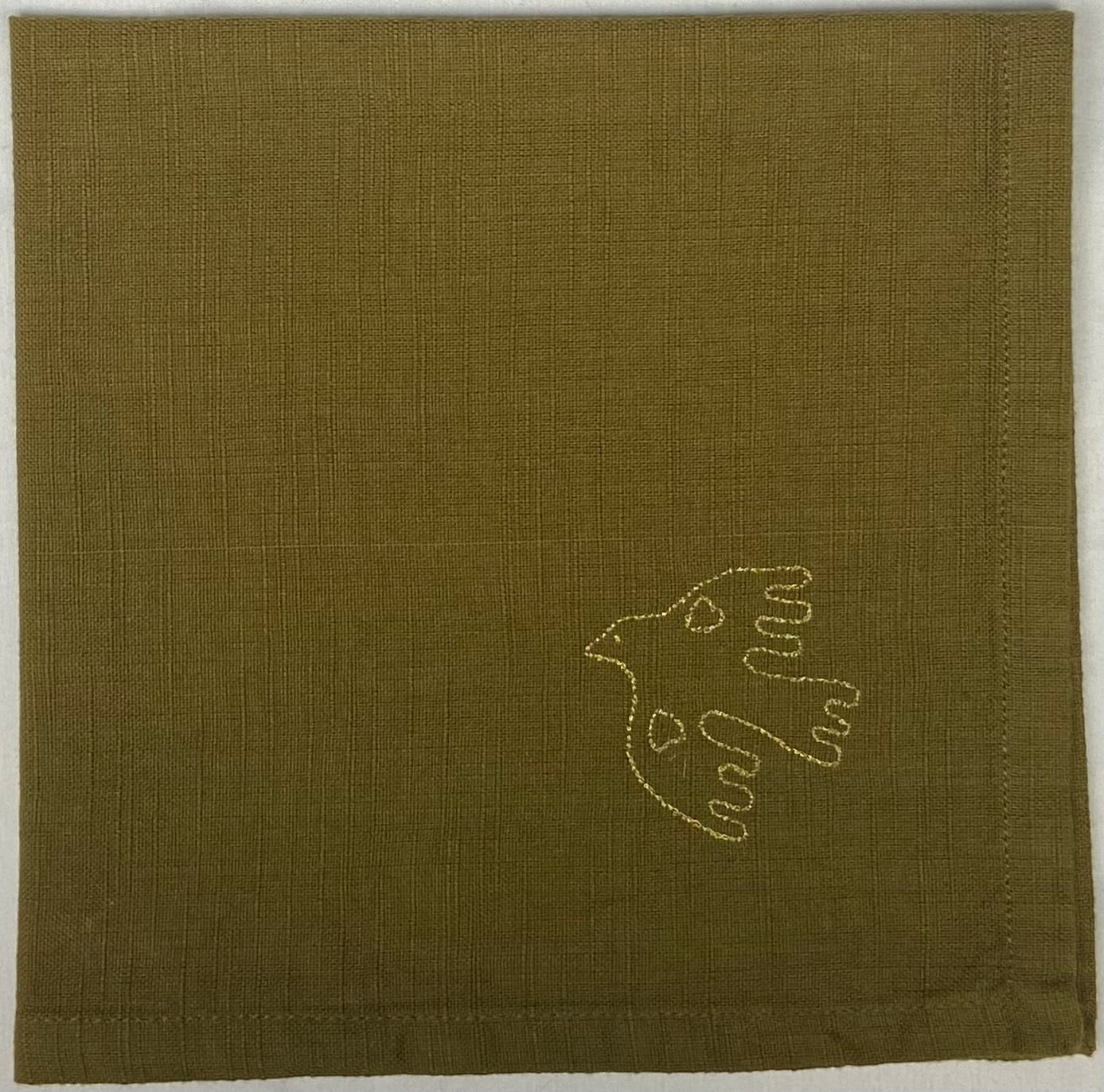 Set 4 serviettes de table - Le sud - Olive
