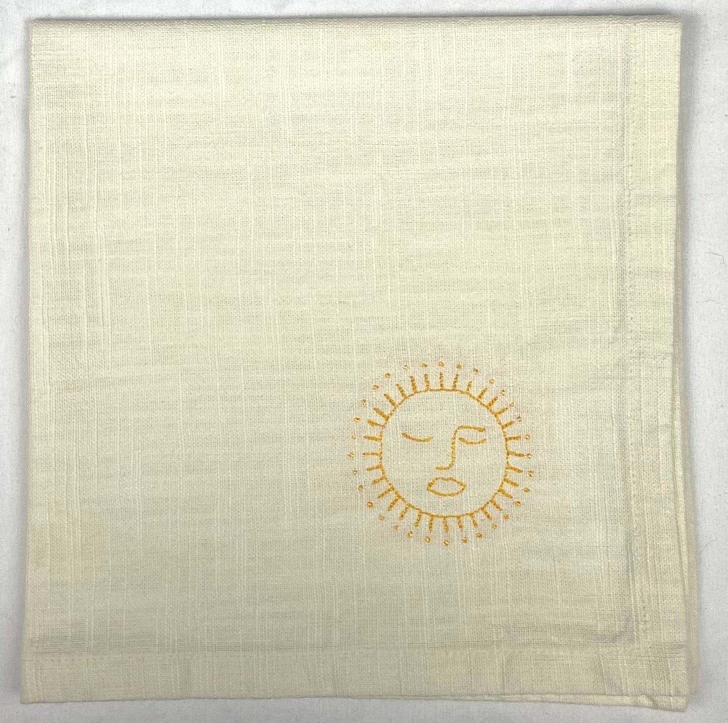 Set 4 serviettes de table - Le sud - Crème