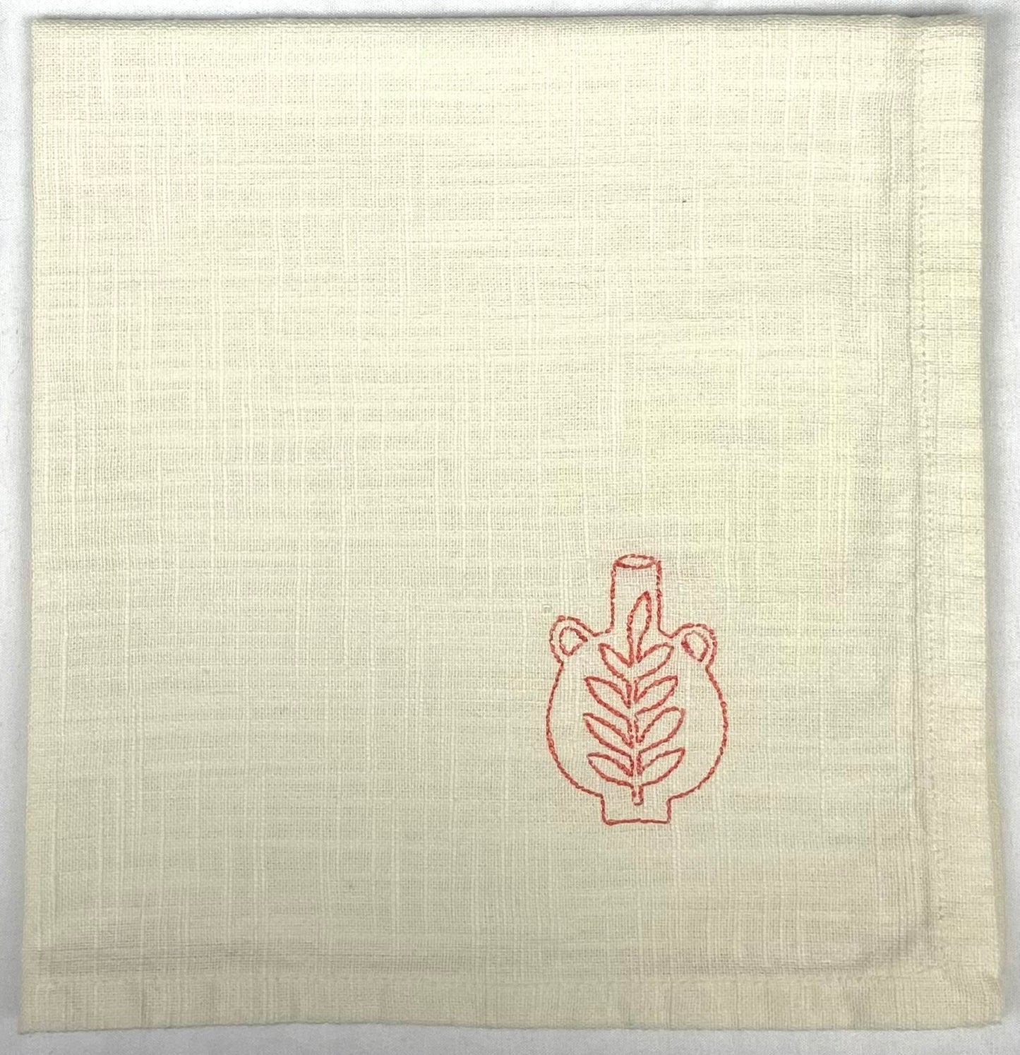 Set 4 serviettes de table - Le sud - Crème