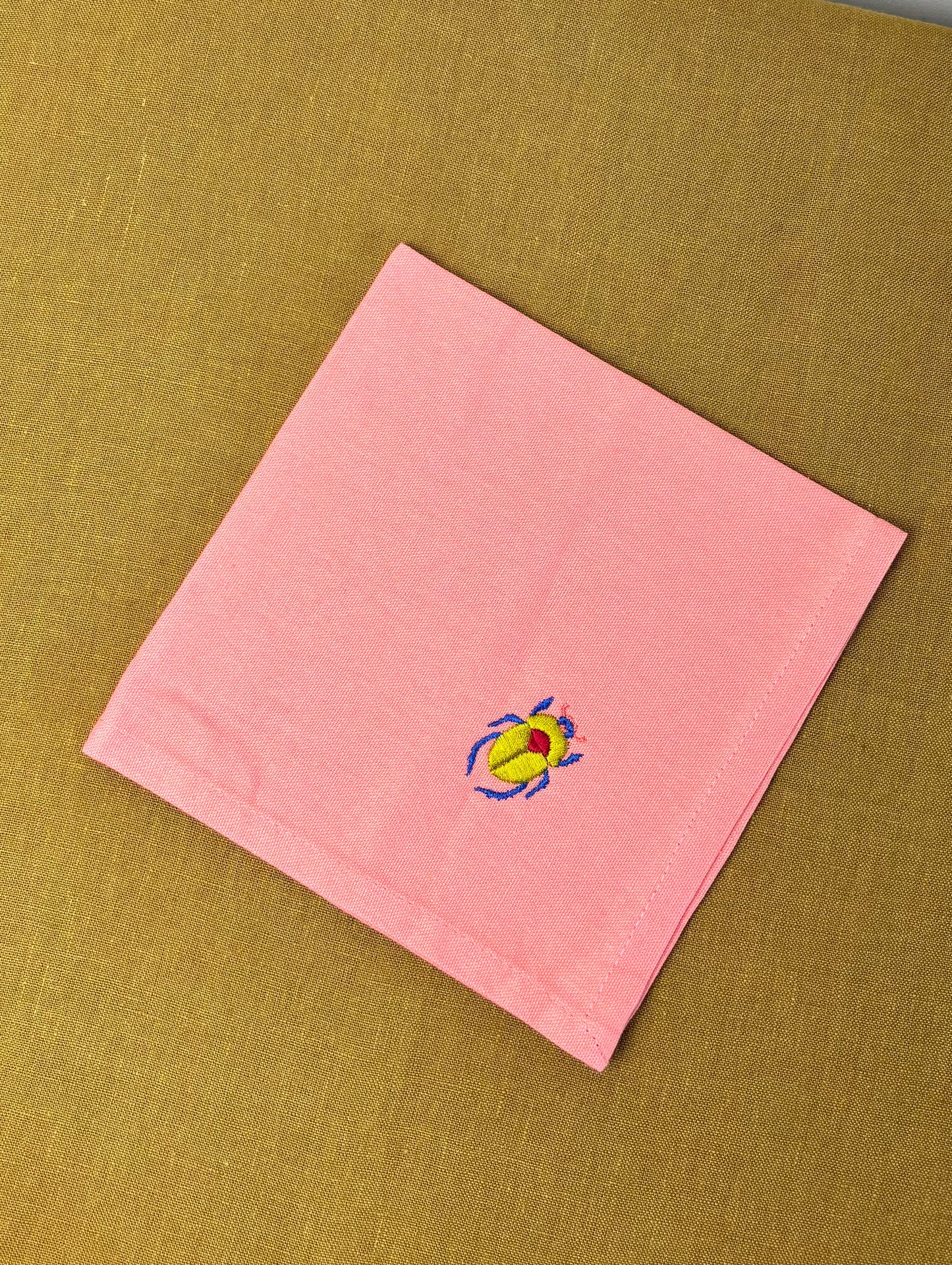 Set de 6 serviettes de table Scarabée