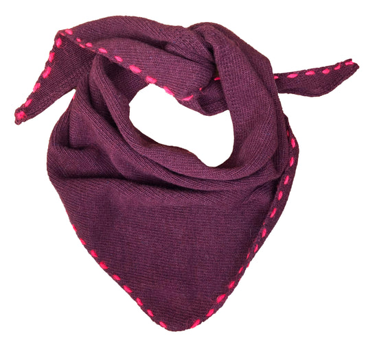 Bandana Lino - Bordeaux