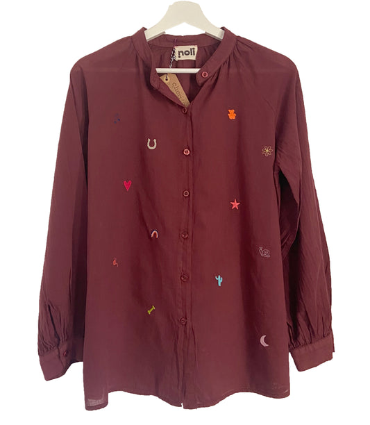 Chemise Ella - Bordeaux